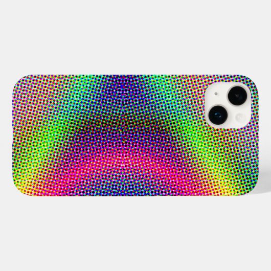 Grafisch kleurig, uniek mozaïekscenario voor grafi Case-Mate iPhone case (Achterkant (horizontaal))