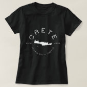Grafisch Kreta Griekenland T-shirt (Design voorkant)