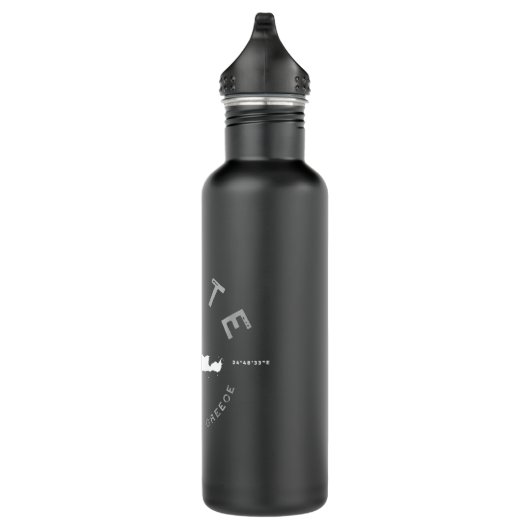 Grafisch Kreta Griekenland Waterfles (Rechts)