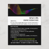 Grafisch Kunstontwerp, grafische Ontwerper Adverte Flyer (Voorkant)