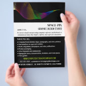 Grafisch Kunstontwerp, grafische Ontwerper Adverte Flyer (Hand)