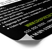 Grafisch Kunstontwerp, grafische Ontwerper Adverte Poster (Hoek)