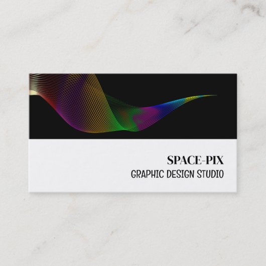 Grafisch kunstontwerp, grafische ontwerper visitekaartje (Voorkant)