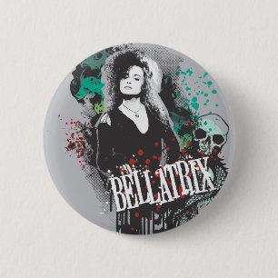 Grafisch logo van Bellatrix Lestrange Ronde Button 5,7 Cm