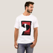 Grafisch Mastiff en Woorden 2-zijdig T-Shirt (Voorkant volledig)
