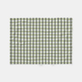 Grafisch met zijspan Groen en grijs Fleece Deken (Voorkant (Horizontaal))