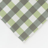 Grafisch met zijspan Groen en grijs Fleece Deken (Hoek)