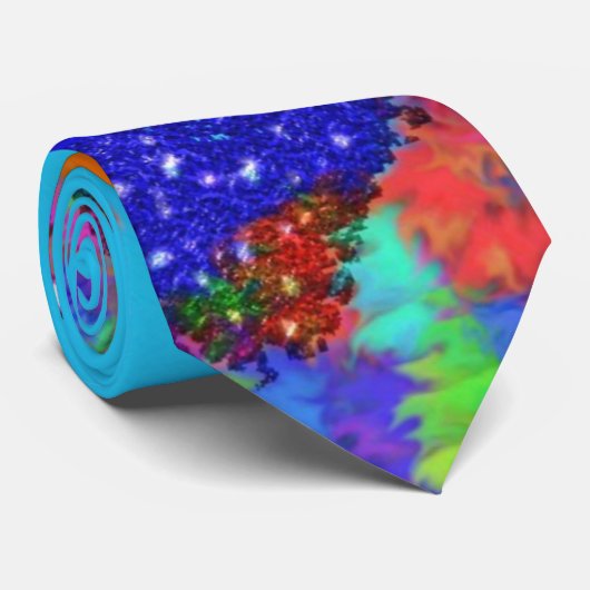 Grafisch Modern ל״ג בעומר Lag B'Omer vreugdevuur Stropdas (Opgerold)