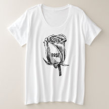 Grafisch modern design, groot roos zwarte vrouwen