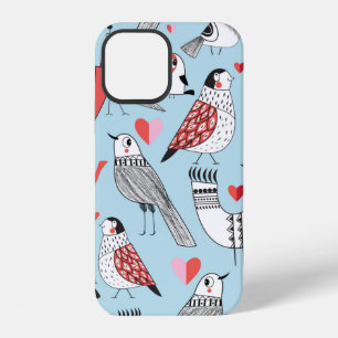 Grafisch naadloos patroon van grappige afbeeldinge iPhone 12 hoesje