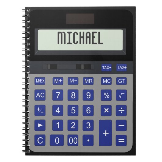 Grafisch notitieboek calculator (Voorkant)