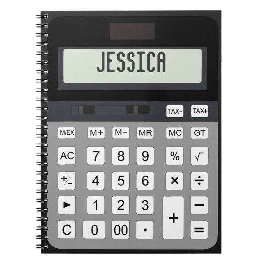 Grafisch notitieboek calculator (Voorkant)