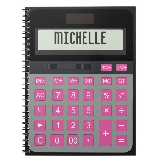 Grafisch notitieboek calculator (Voorkant)