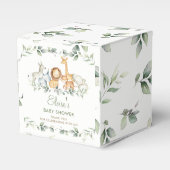 Grafisch Oerwoud Dieren Greenery Baby shower Birth Bedankdoosjes (Voorkant Zijde)