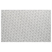 Grafisch olifant knuffel mono patroon stof (Fat Quarter)