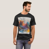 Grafisch ontwerp Crystal Mountains T-shirt (Voorkant volledig)