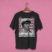 Grafisch ontwerp David Sculptuur Roken Streetwear T-shirt