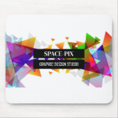 Grafisch ontwerp driehoek, grafische ontwerper muismat (Voorkant)