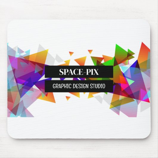 Grafisch ontwerp driehoek, grafische ontwerper muismat (Voorkant)
