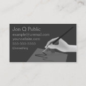 Grafisch ontwerp en fotografie visitekaartje (Achterkant)