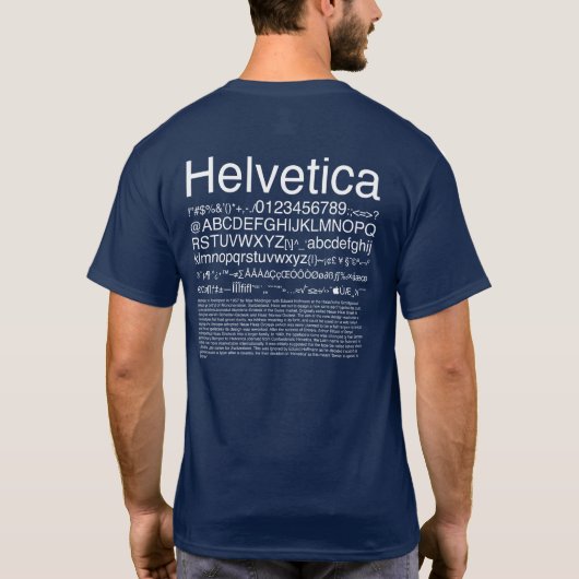 Grafisch ontwerp_Helvetica_02 T-shirt (Achterkant)