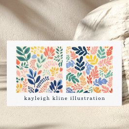 Grafisch Ontwerp Illustratie Artist Profiel Visitekaartje