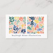 Grafisch Ontwerp Illustratie Artist Profiel Visitekaartje (Voorkant)