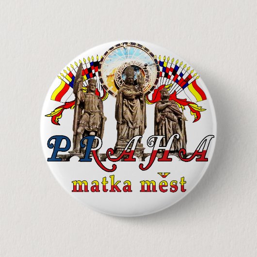 Grafisch ontwerp in Praag Ronde Button 5,7 Cm (Voorkant)