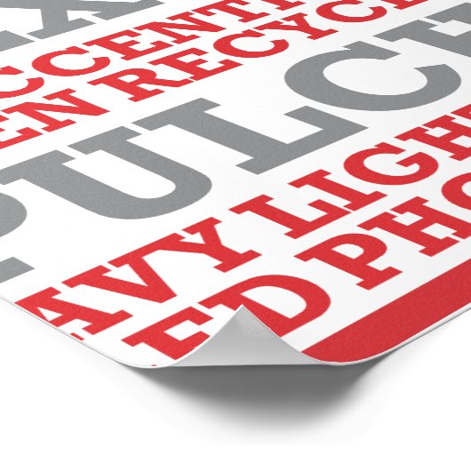 "Grafisch ontwerp is" Poster (Hoek)