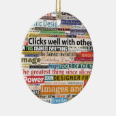 Grafisch ontwerp keramisch ornament (Rechts)