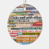 Grafisch ontwerp keramisch ornament (Links)