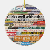 Grafisch ontwerp keramisch ornament (Achterkant)