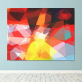 Grafisch ontwerp Kubisme kunst Canvas Afdruk (Insitu (Houten vloer))