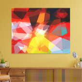 Grafisch ontwerp Kubisme kunst Canvas Afdruk (Insitu (Woonkamer))