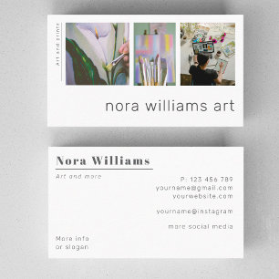Grafisch ontwerp kunstenaar ontwerper foto Visitek Visitekaartje