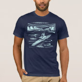 Grafisch ontwerp met een kayak t-shirt (Voorkant)