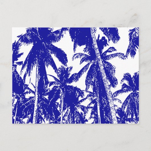 Grafisch ontwerp met palmbomen briefkaart (Voorkant)