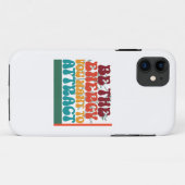grafisch ontwerp met positieve energie Case-Mate iPhone case (Achterkant (horizontaal))