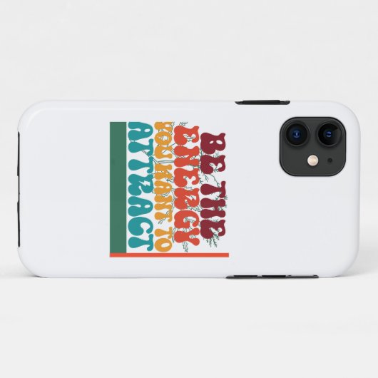 grafisch ontwerp met positieve energie Case-Mate iPhone case (Achterkant (horizontaal))