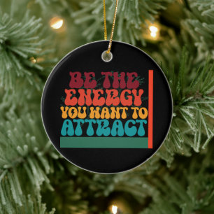 grafisch ontwerp met positieve energie keramisch ornament