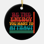 grafisch ontwerp met positieve energie keramisch ornament (Voorkant)