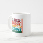 grafisch ontwerp met positieve energie koffiemok (Voorkant links)