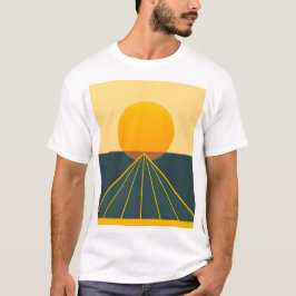 Grafisch ontwerp Retro T-shirt