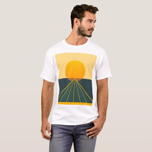 Grafisch ontwerp Retro T-shirt (Voorkant volledig)