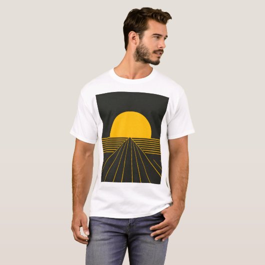 Grafisch ontwerp Retro T-shirt (Voorkant volledig)