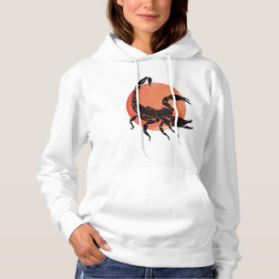 Grafisch ontwerp Schorpioen silhouet Hoodie