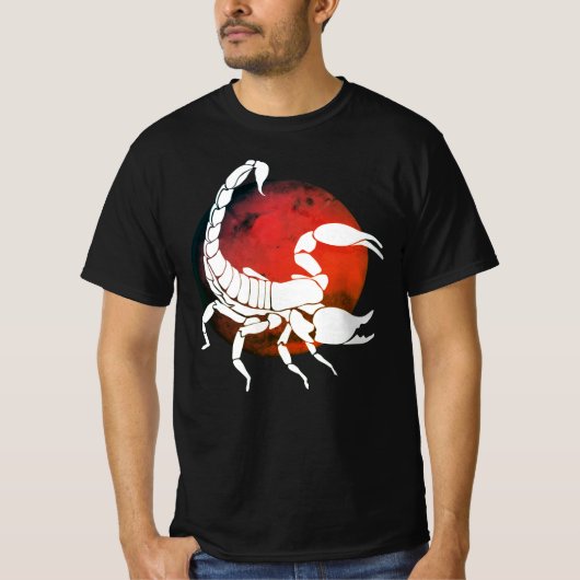Grafisch ontwerp | Schorpioen silhouet T-shirt (Voorkant)