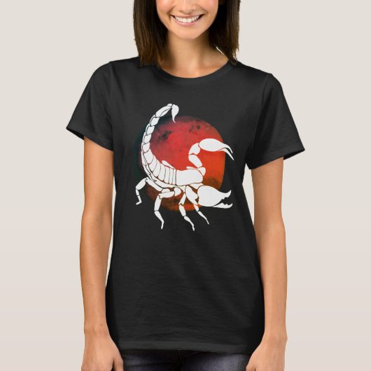 Grafisch ontwerp | Schorpioen silhouet T-shirt (Voorkant)