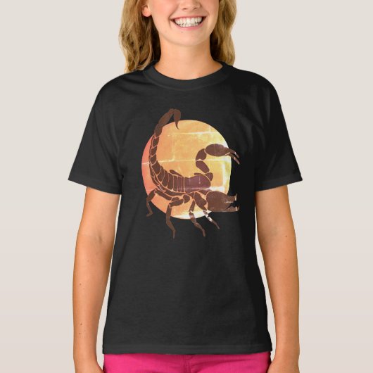 Grafisch ontwerp | Schorpioen silhouet T-shirt (Voorkant)