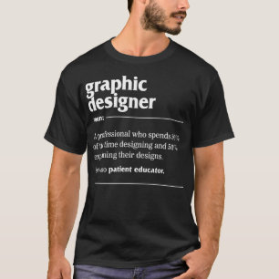 Grafisch ontwerp Shirt, Grafisch ontwerper zelfsta T-shirt